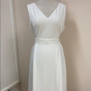 Calvin Klein Size 12 White Dress